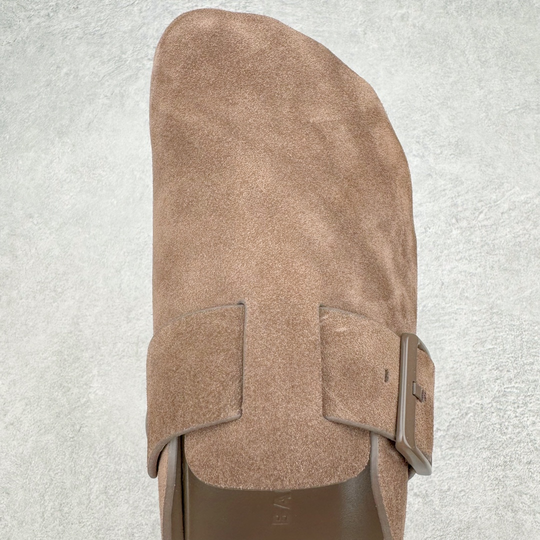  Balenciaga 巴黎世家 平底 簡約 包頭室內 室外 拖鞋 麂皮 男鞋 女鞋 棕色