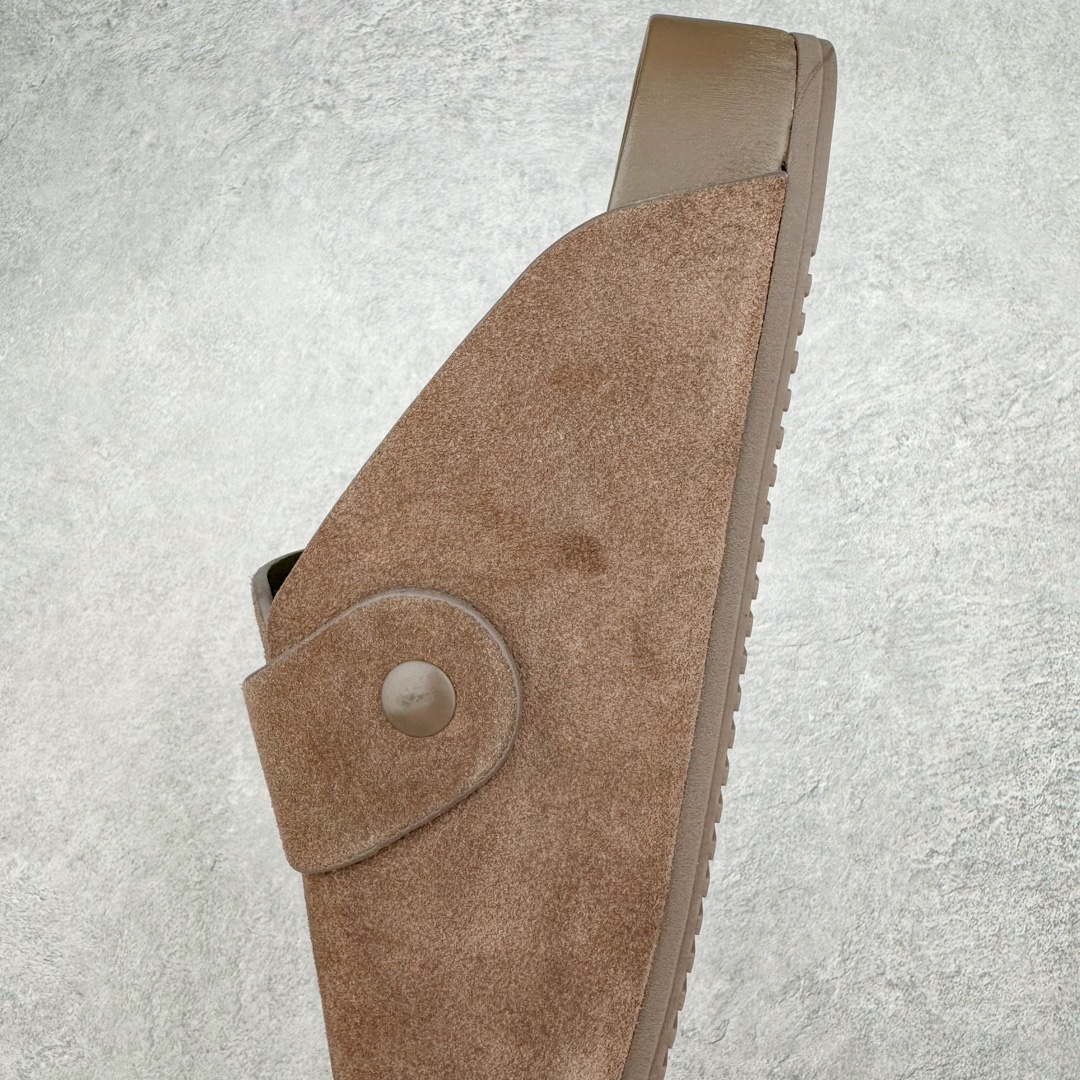  Balenciaga 巴黎世家 平底 簡約 包頭室內 室外 拖鞋 麂皮 男鞋 女鞋 棕色