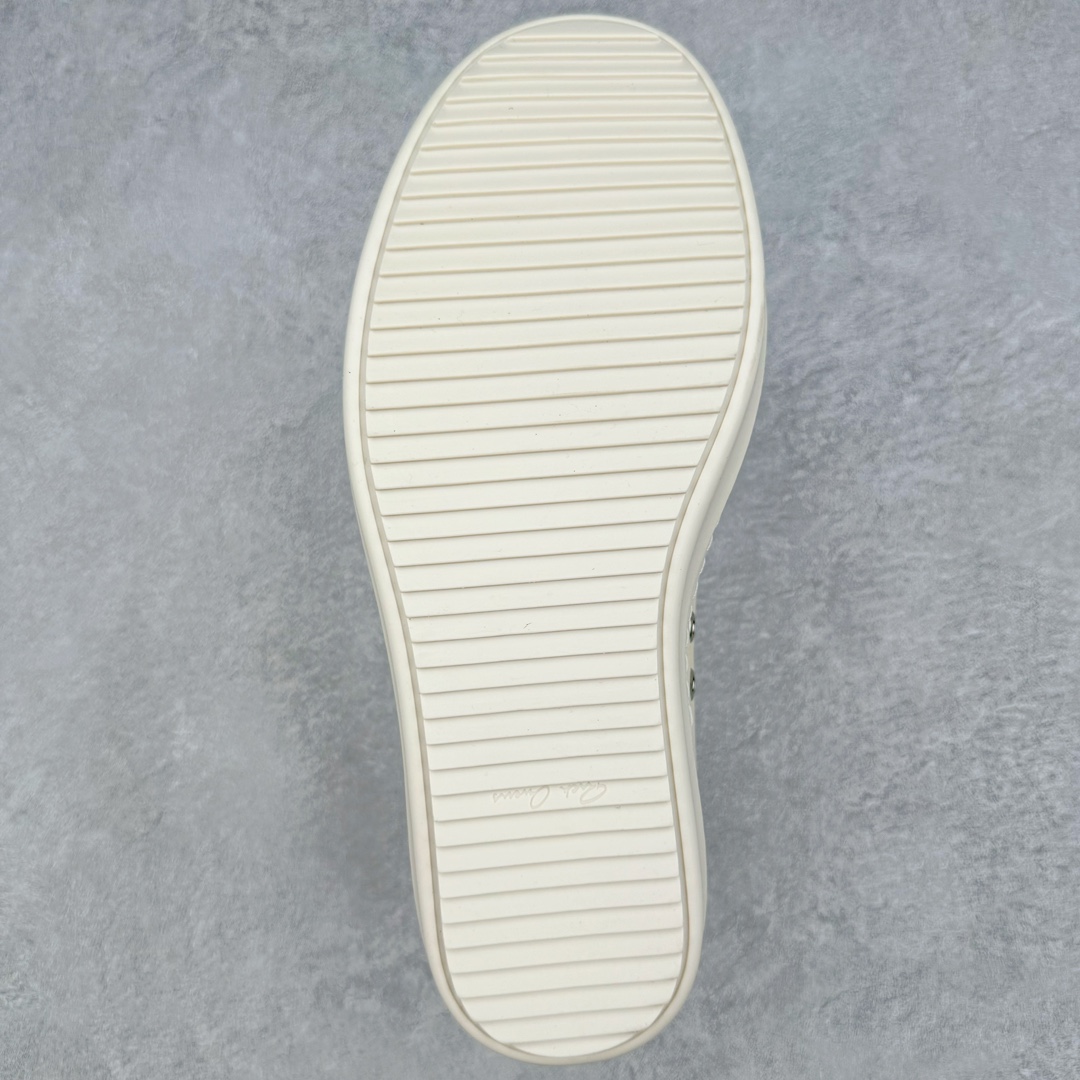  RICK OWENS RO  低筒 板鞋 休闲鞋 男鞋 女鞋 波鞋  皮質 米白色 RU01D3893LCOW2-1111