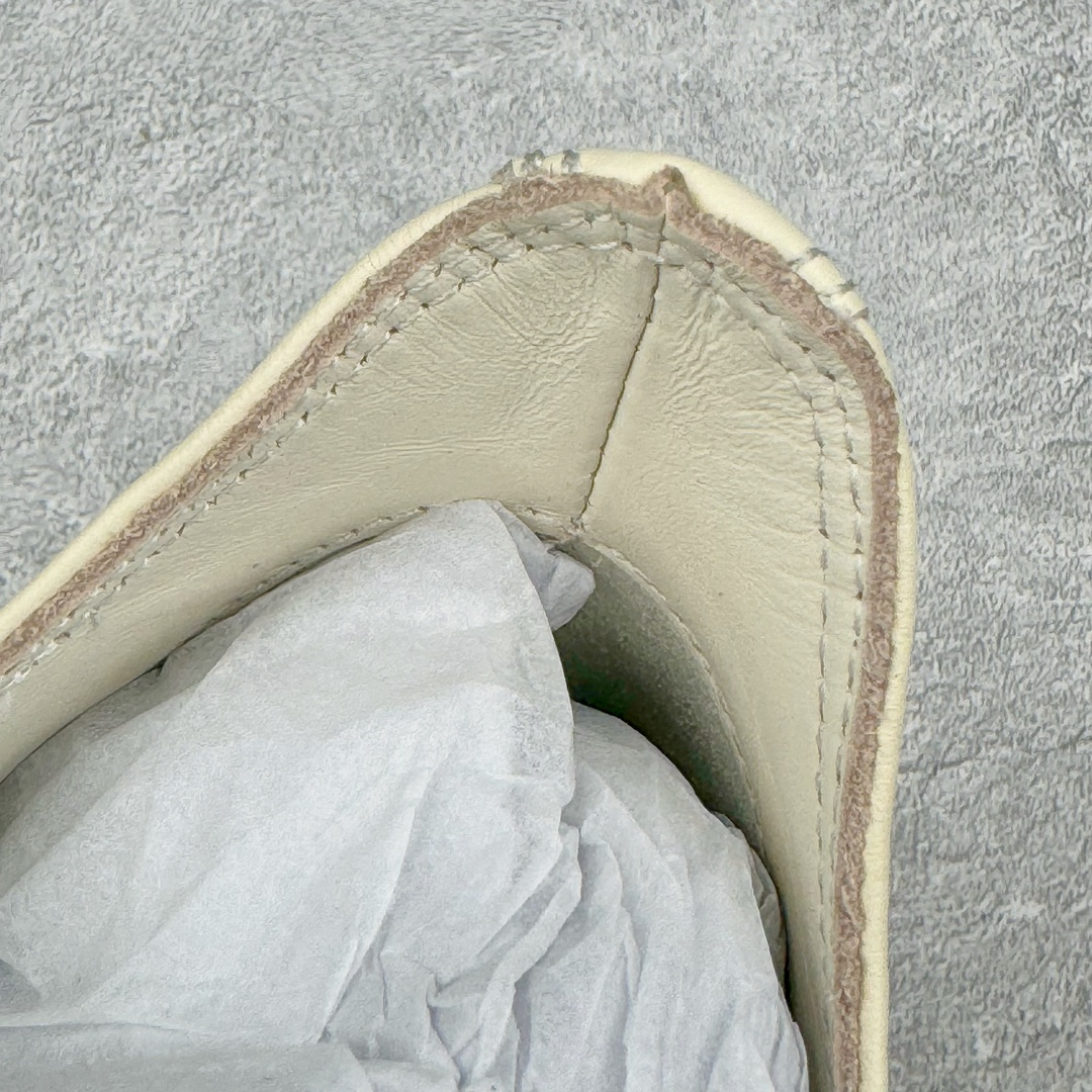  RICK OWENS RO  低筒 板鞋 休闲鞋 男鞋 女鞋 波鞋  皮質 米白色 RU01D3893LCOW2-1111