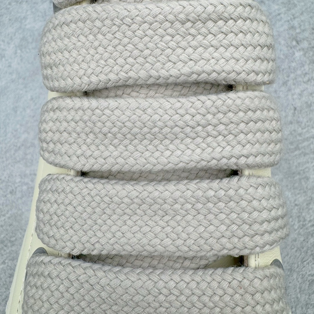  RICK OWENS RO  低筒 板鞋 休闲鞋 男鞋 女鞋 波鞋  皮質 米白色 RU01D3893LCOW2-1111