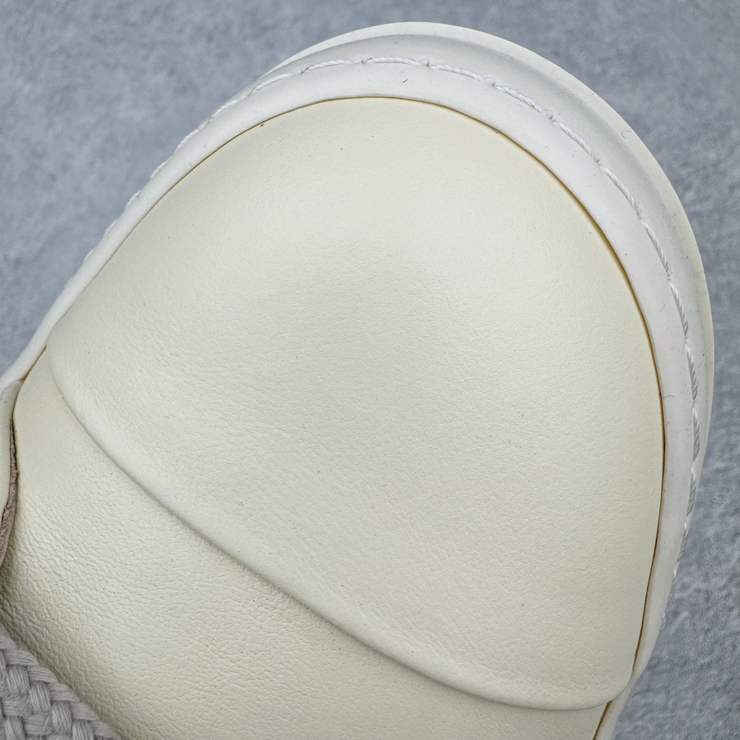  RICK OWENS RO  低筒 板鞋 休闲鞋 男鞋 女鞋 波鞋  皮質 米白色 RU01D3893LCOW2-1111