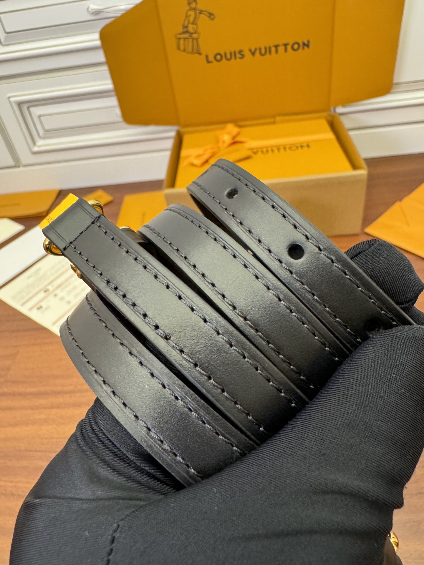 特级  LOUIS VUITTON 路易威登 Trunk 可拆卸肩带 可调节   翻盖  牛皮革 斜挎包 单肩包 双肩包 手提包 盒子包 黑色拼棕色 M47139