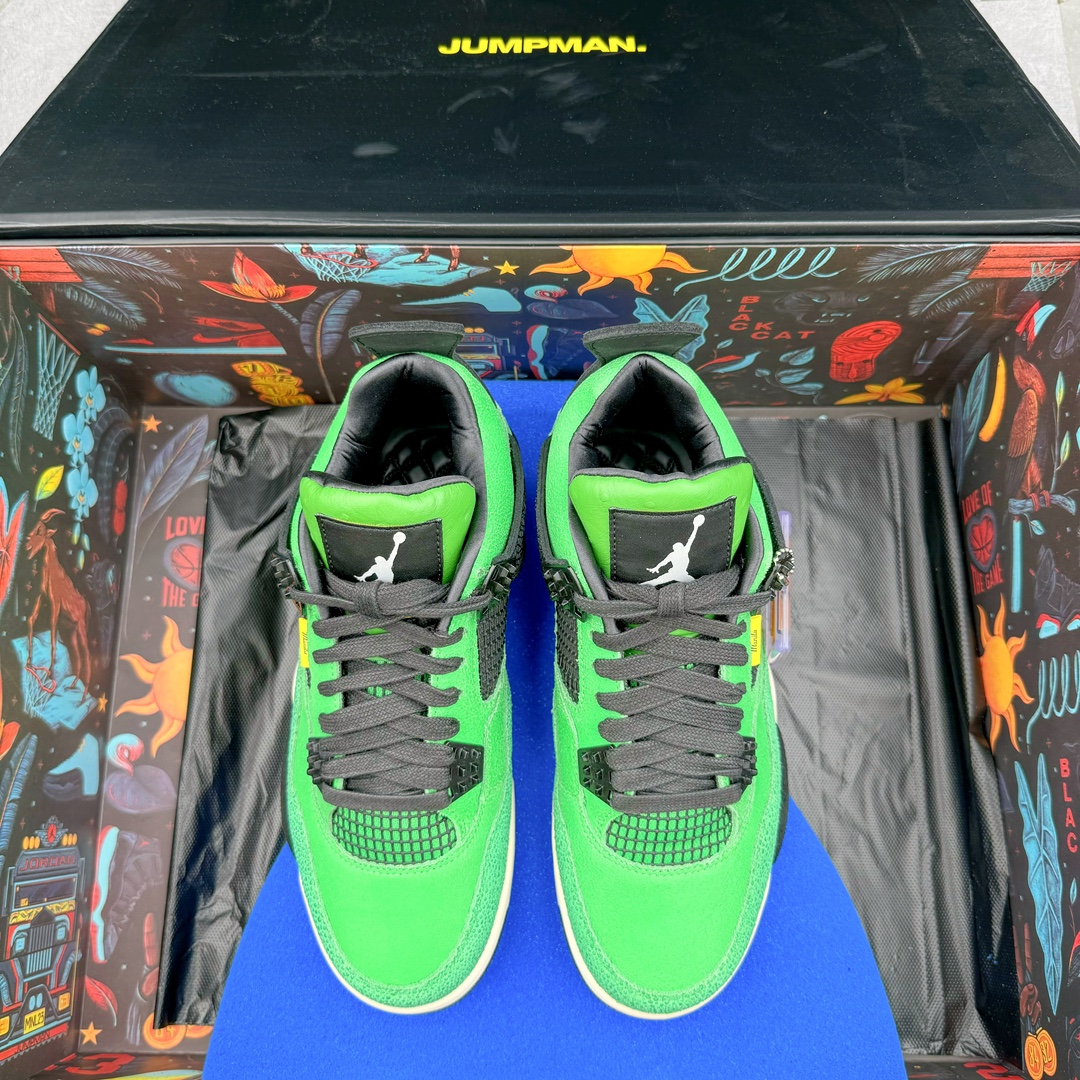 Air Jordan 4 Manila AJ4  低筒 男鞋 女鞋 耐磨透气 籃球鞋 板鞋 波鞋 马尼拉绿色 AJ-965234