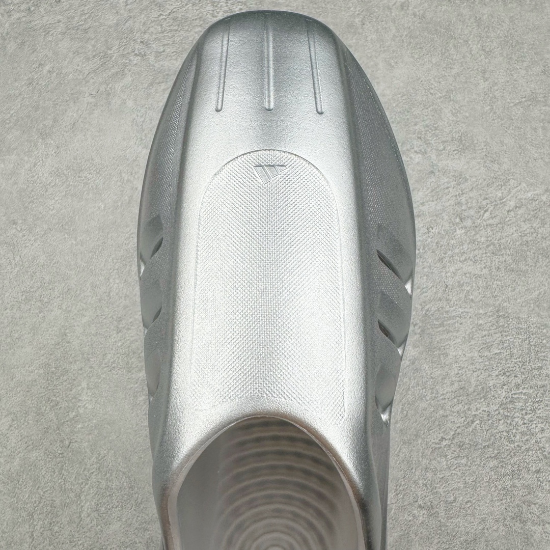  Adidas originals AdiFom lllnfinity 防滑防磨 包头 室外 室内拖鞋 沙滩鞋 男鞋 女鞋 银色 IH2814