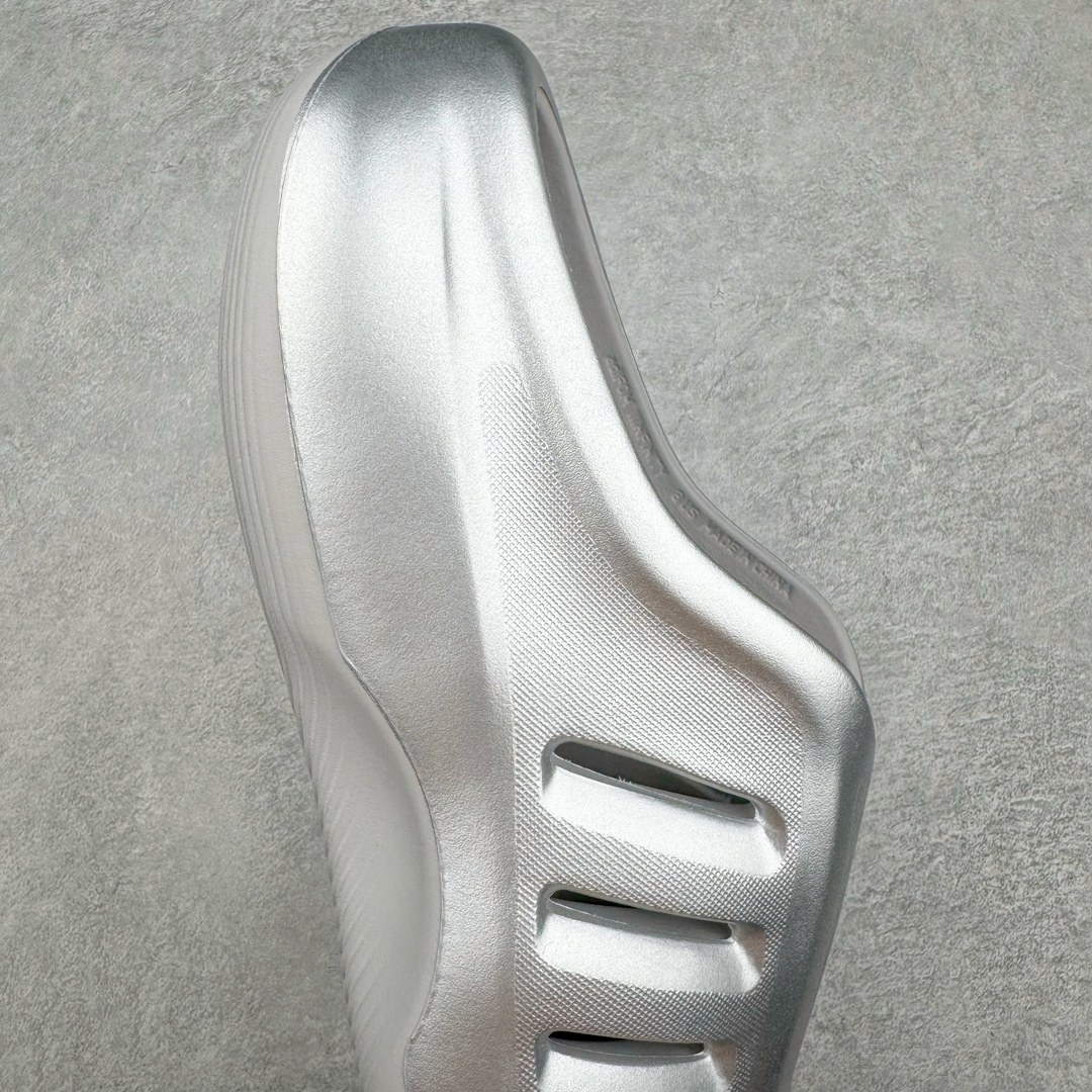  Adidas originals AdiFom lllnfinity 防滑防磨 包头 室外 室内拖鞋 沙滩鞋 男鞋 女鞋 银色 IH2814