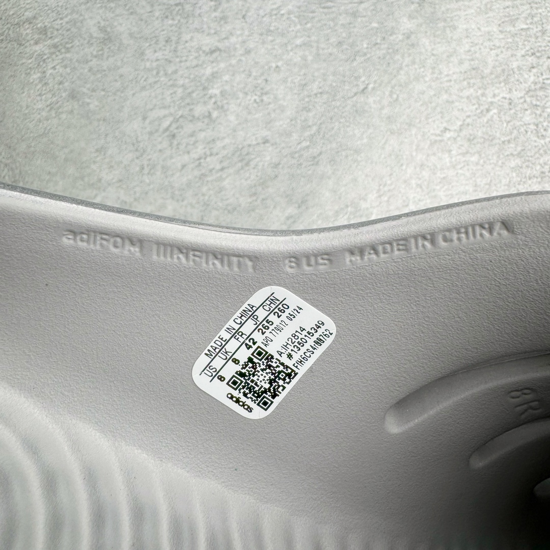  Adidas originals AdiFom lllnfinity 防滑防磨 包头 室外 室内拖鞋 沙滩鞋 男鞋 女鞋 银色 IH2814