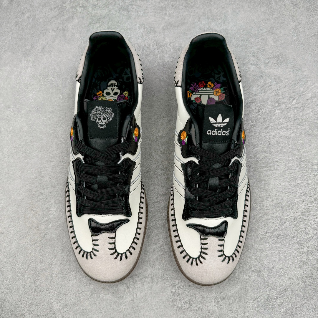   adidas originals Samba OG 桑巴 平底鞋 低筒 复古板鞋 休闲鞋 男鞋 女鞋 波鞋 万圣节白黑 JI3931