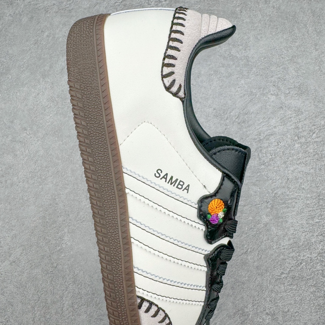  adidas originals Samba OG 桑巴 平底鞋 低筒 复古板鞋 休闲鞋 男鞋 女鞋 波鞋 万圣节白黑 JI3931