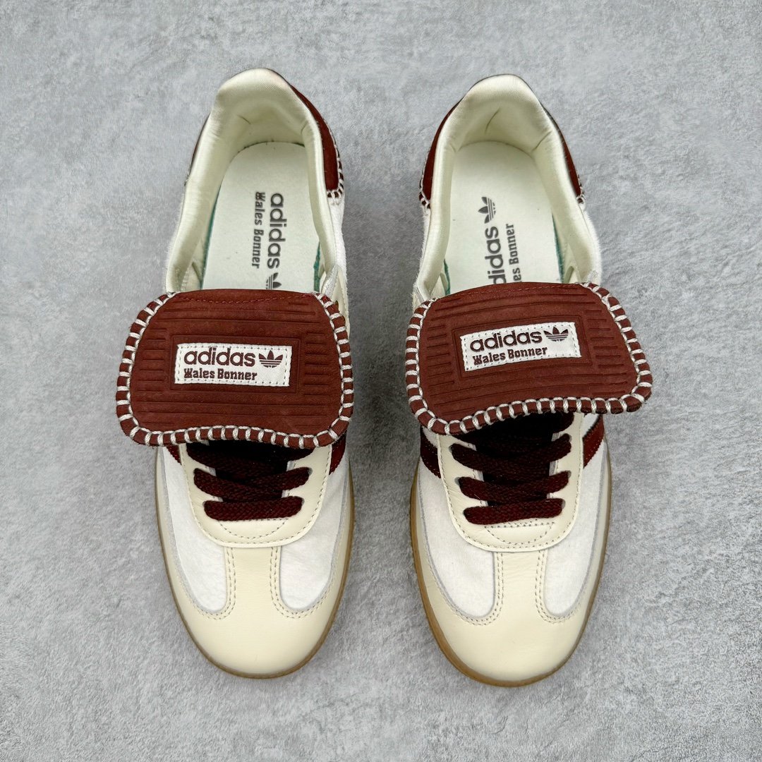  Wales Bonner adidas originals Samba  桑巴 平底鞋 低筒 复古板鞋 休闲鞋 男鞋 女鞋 波鞋 马毛白酒红 IE0586 