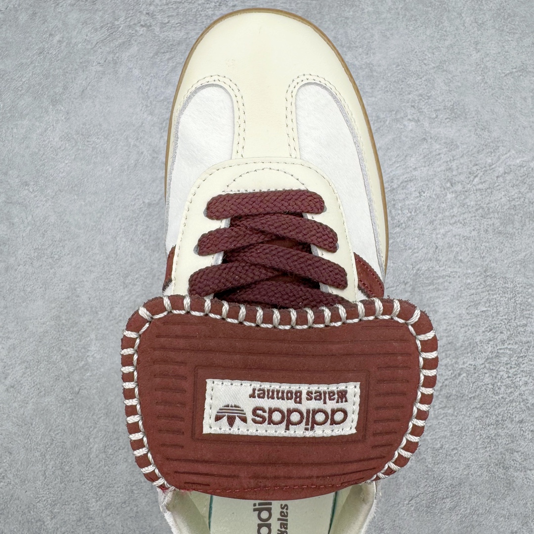  Wales Bonner adidas originals Samba  桑巴 平底鞋 低筒 复古板鞋 休闲鞋 男鞋 女鞋 波鞋 马毛白酒红 IE0586 