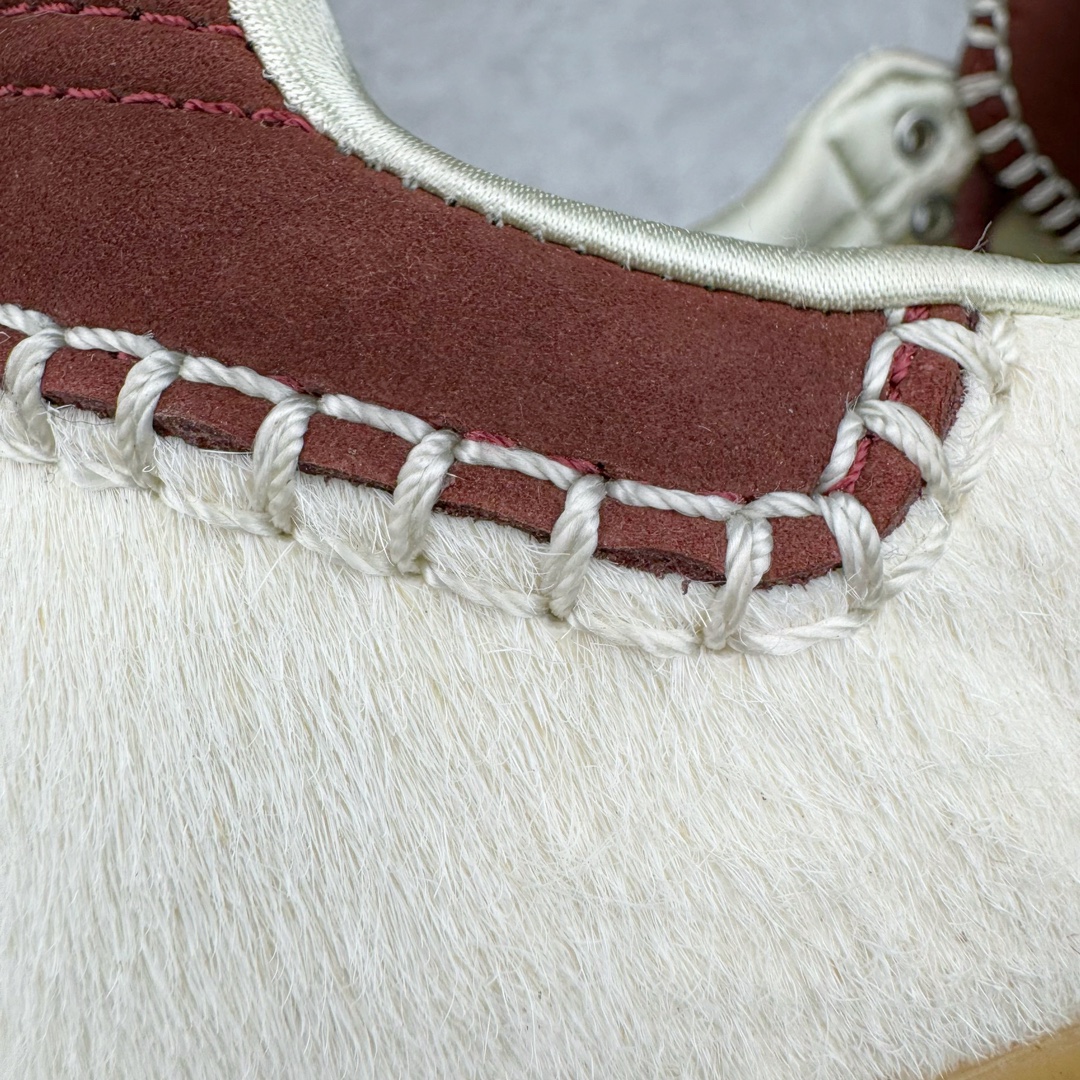  Wales Bonner adidas originals Samba  桑巴 平底鞋 低筒 复古板鞋 休闲鞋 男鞋 女鞋 波鞋 马毛白酒红 IE0586 
