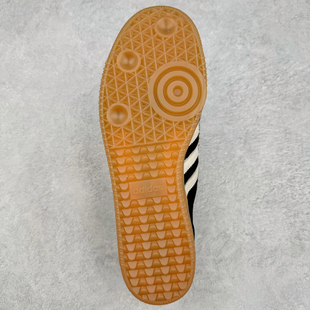  Wales Bonner adidas originals Samba  桑巴 平底鞋 低筒 复古板鞋 休闲鞋 男鞋 女鞋 波鞋 马毛黑白 IE0580 