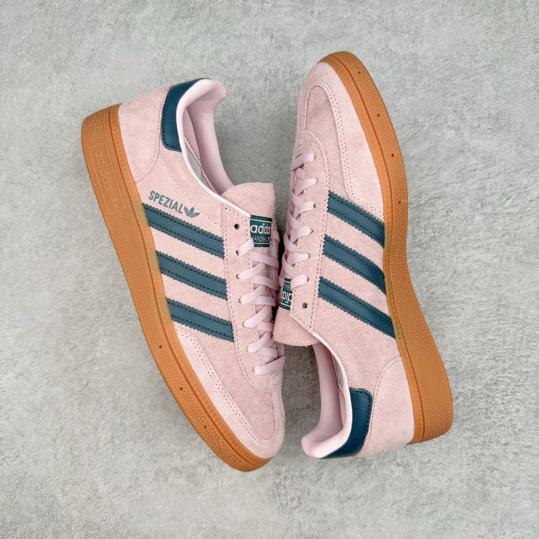 adidas originals Handball SPZL  桑巴 平底鞋 低筒 复古板鞋 休闲鞋 男鞋 女鞋 波鞋粉黑 IF6561