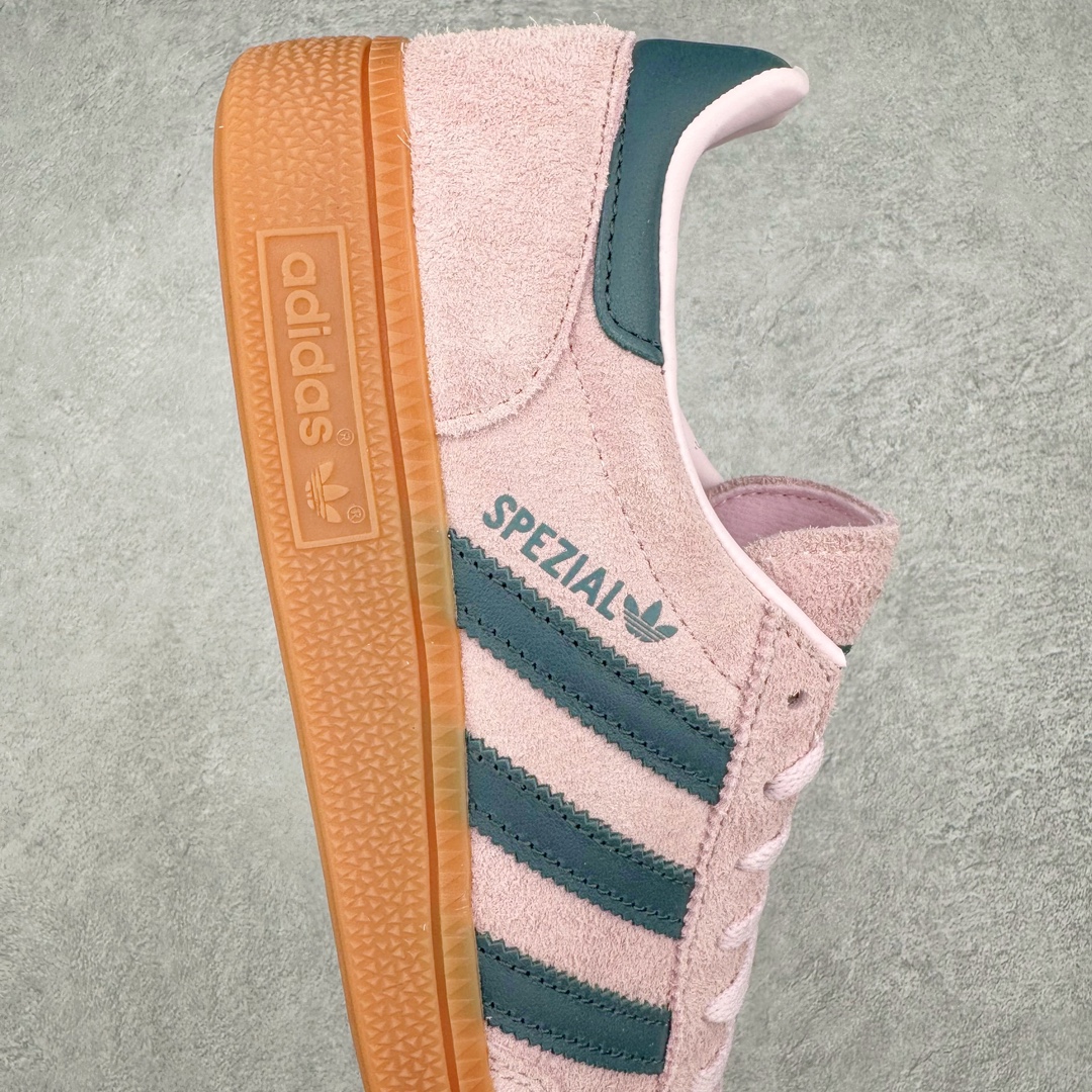  adidas originals Handball SPZL  桑巴 平底鞋 低筒 复古板鞋 休闲鞋 男鞋 女鞋 波鞋粉黑 IF6561