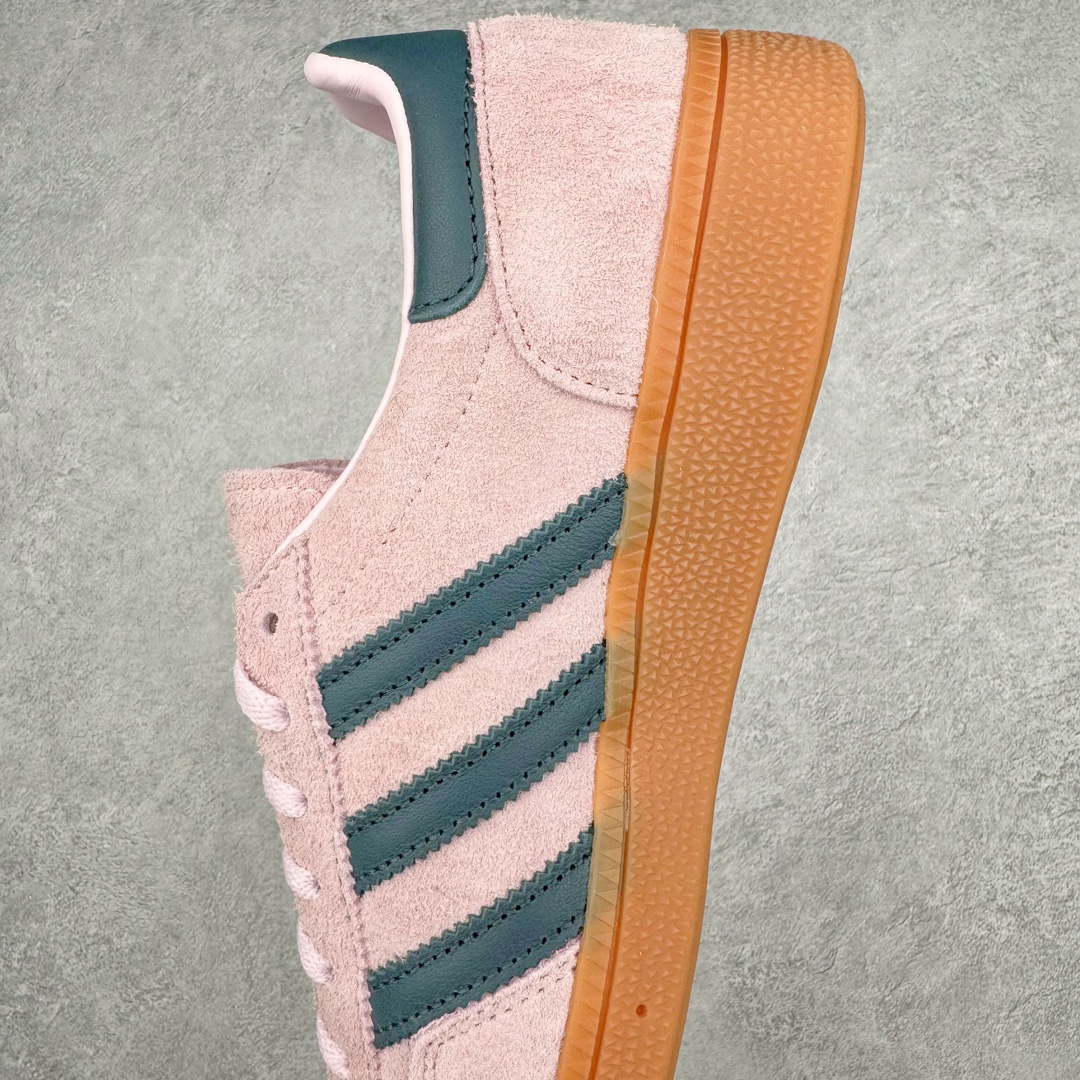  adidas originals Handball SPZL  桑巴 平底鞋 低筒 复古板鞋 休闲鞋 男鞋 女鞋 波鞋粉黑 IF6561