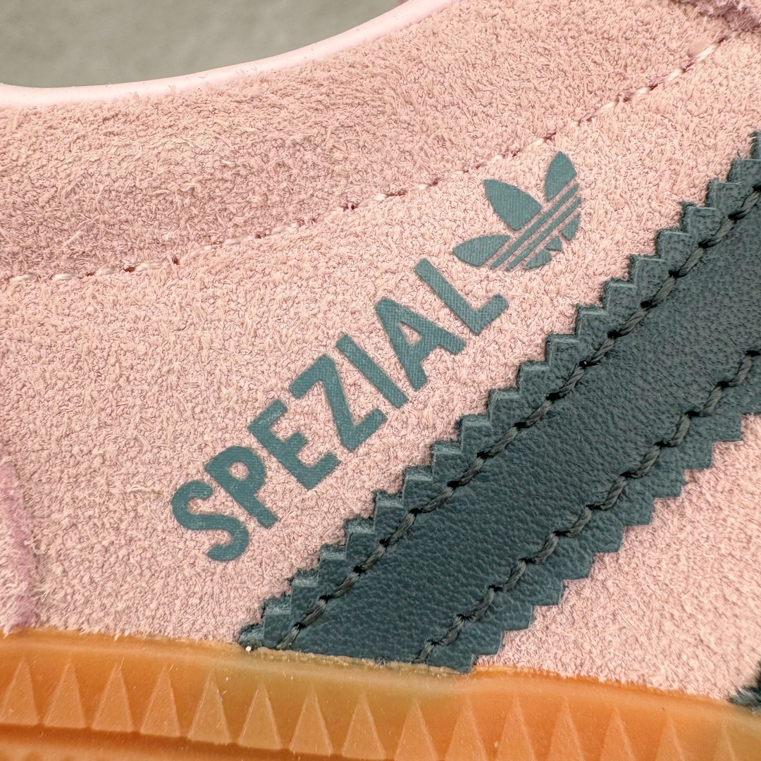  adidas originals Handball SPZL  桑巴 平底鞋 低筒 复古板鞋 休闲鞋 男鞋 女鞋 波鞋粉黑 IF6561