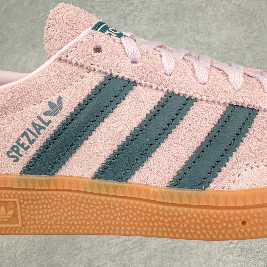  adidas originals Handball SPZL  桑巴 平底鞋 低筒 复古板鞋 休闲鞋 男鞋 女鞋 波鞋粉黑 IF6561