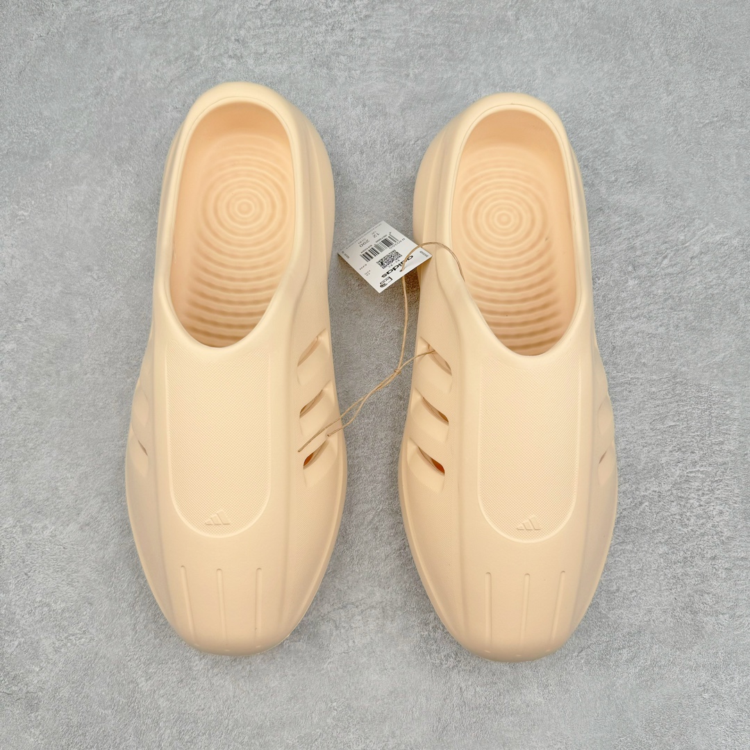  Adidas originals AdiFom lllnfinity 穆勒风慵懒惬意 防滑防磨 包头 室外 室内拖鞋 沙滩鞋 男鞋 女鞋 米白 IH0355 