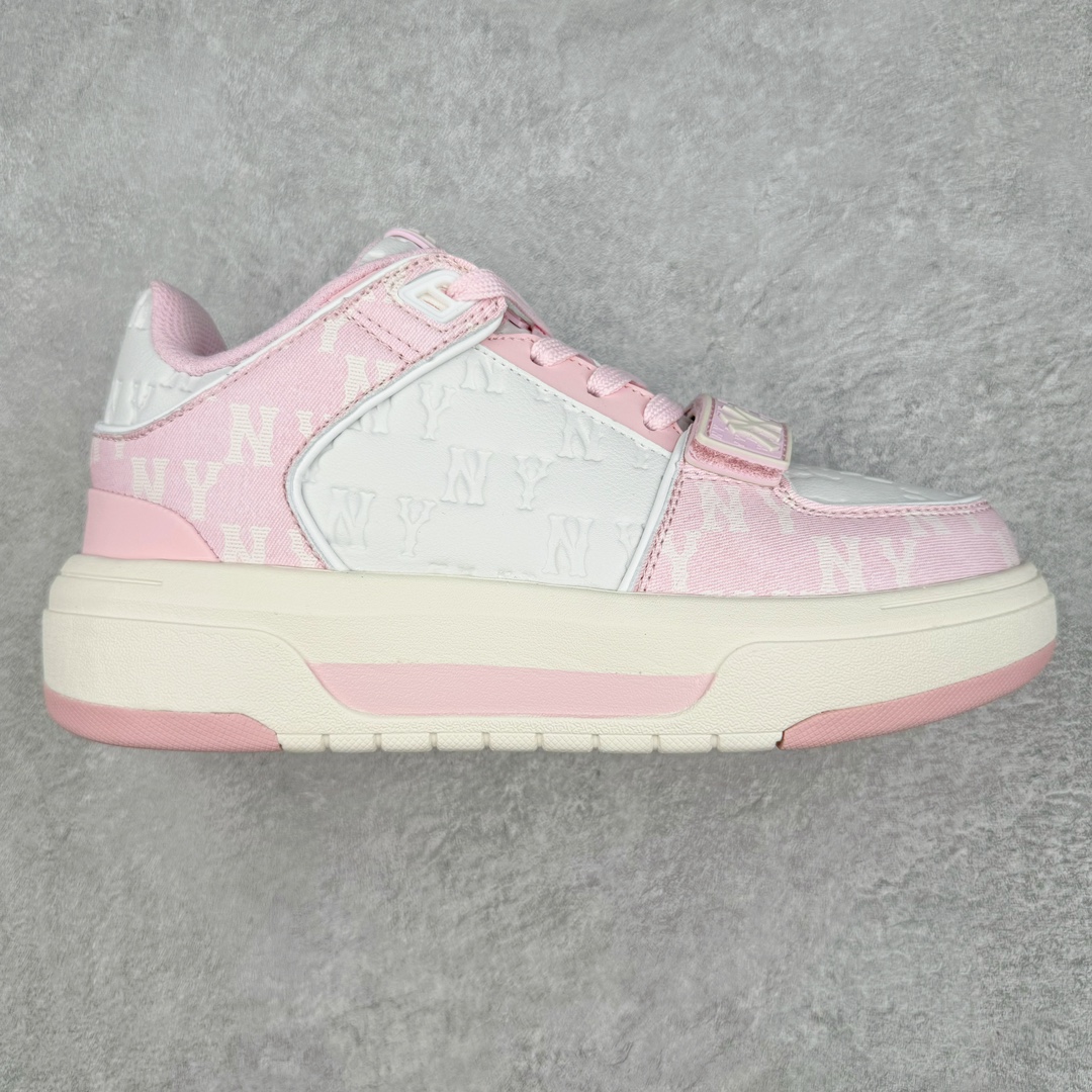  MLB Chunky Liner MID 纽约洋基队  低筒 厚底 老爹鞋 防滑减震耐磨 板鞋 休闲鞋 男鞋 女鞋 波鞋 粉色 3ASXCMM4N-50PKS