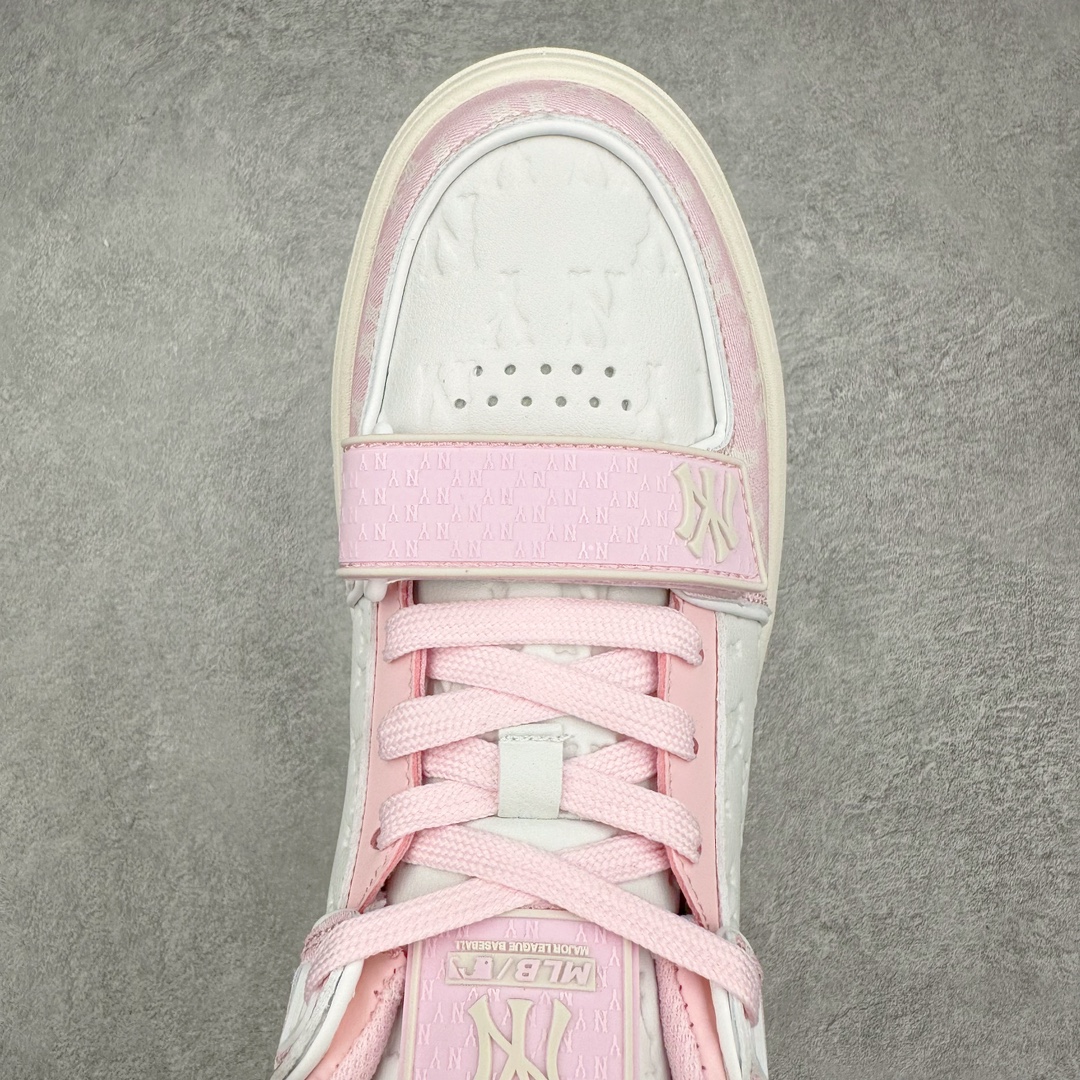  MLB Chunky Liner MID 纽约洋基队  低筒 厚底 老爹鞋 防滑减震耐磨 板鞋 休闲鞋 男鞋 女鞋 波鞋 粉色 3ASXCMM4N-50PKS