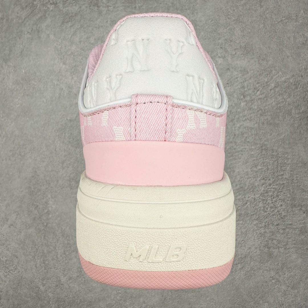  MLB Chunky Liner MID 纽约洋基队  低筒 厚底 老爹鞋 防滑减震耐磨 板鞋 休闲鞋 男鞋 女鞋 波鞋 粉色 3ASXCMM4N-50PKS