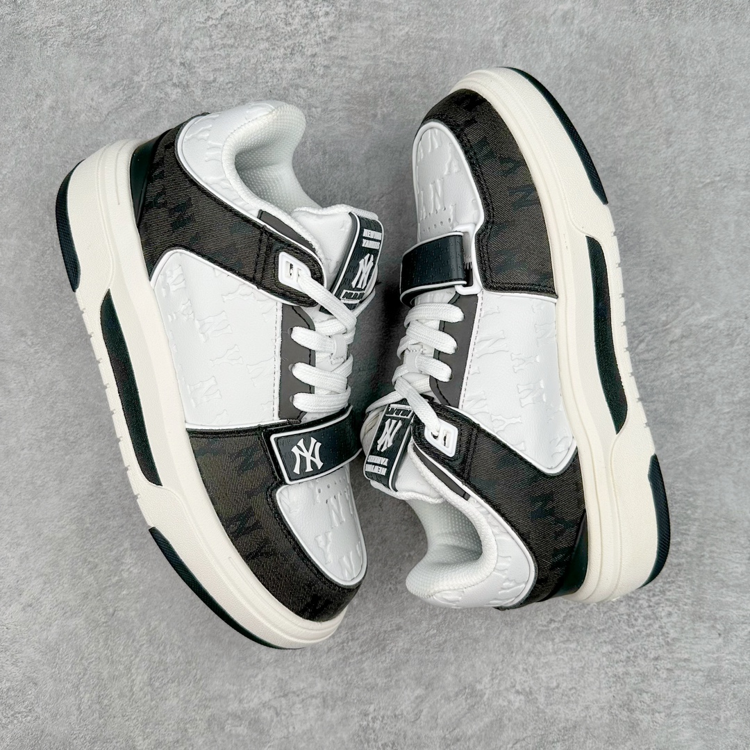  MLB Chunky Liner MID 纽约洋基队  低筒 厚底 老爹鞋 防滑减震耐磨 板鞋 休闲鞋 男鞋 女鞋 波鞋 黑白 3ASXCMM4N-50BKS