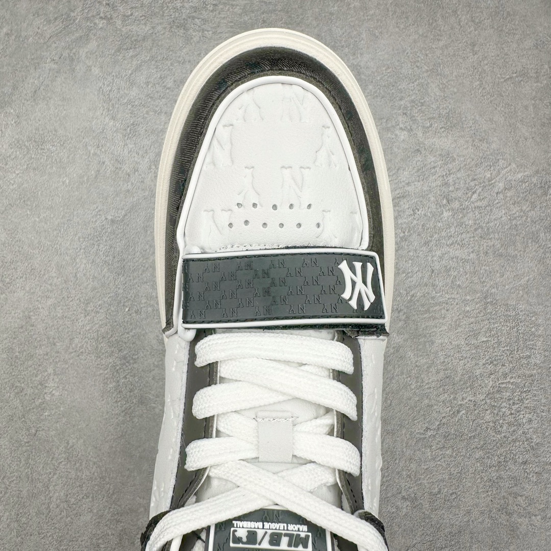  MLB Chunky Liner MID 纽约洋基队  低筒 厚底 老爹鞋 防滑减震耐磨 板鞋 休闲鞋 男鞋 女鞋 波鞋 黑白 3ASXCMM4N-50BKS