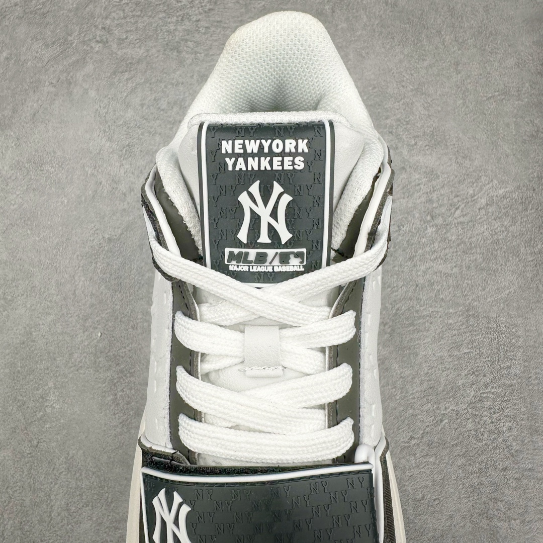  MLB Chunky Liner MID 纽约洋基队  低筒 厚底 老爹鞋 防滑减震耐磨 板鞋 休闲鞋 男鞋 女鞋 波鞋 黑白 3ASXCMM4N-50BKS