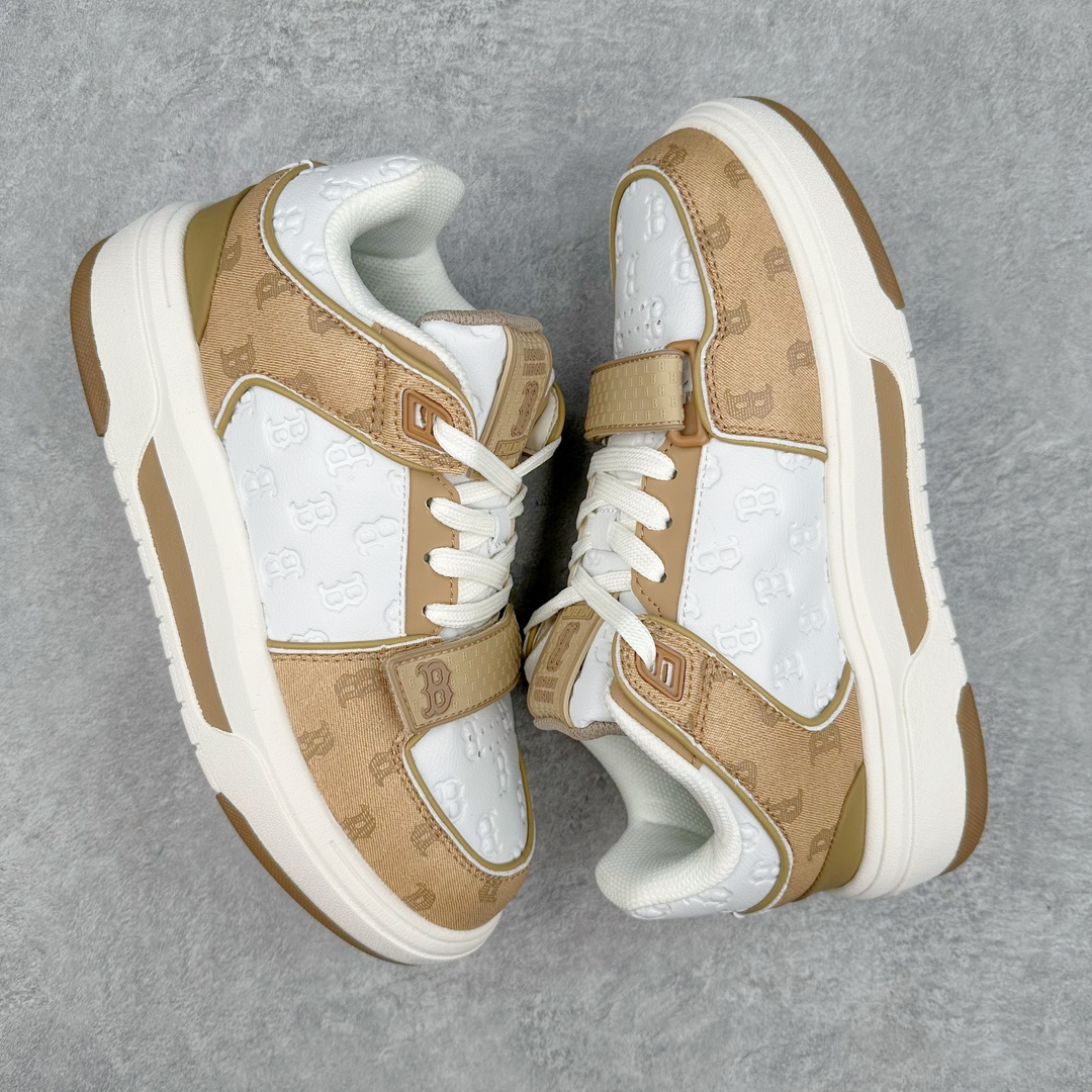  MLB Chunky Liner MID 纽约洋基队  低筒 厚底 老爹鞋 防滑减震耐磨 板鞋 休闲鞋 男鞋 女鞋 波鞋 米黄 3ASXCMM4N-43BGS