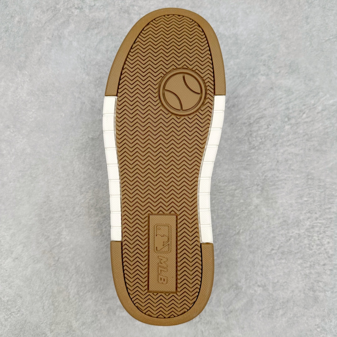  MLB Chunky Liner MID 纽约洋基队  低筒 厚底 老爹鞋 防滑减震耐磨 板鞋 休闲鞋 男鞋 女鞋 波鞋 米黄 3ASXCMM4N-43BGS