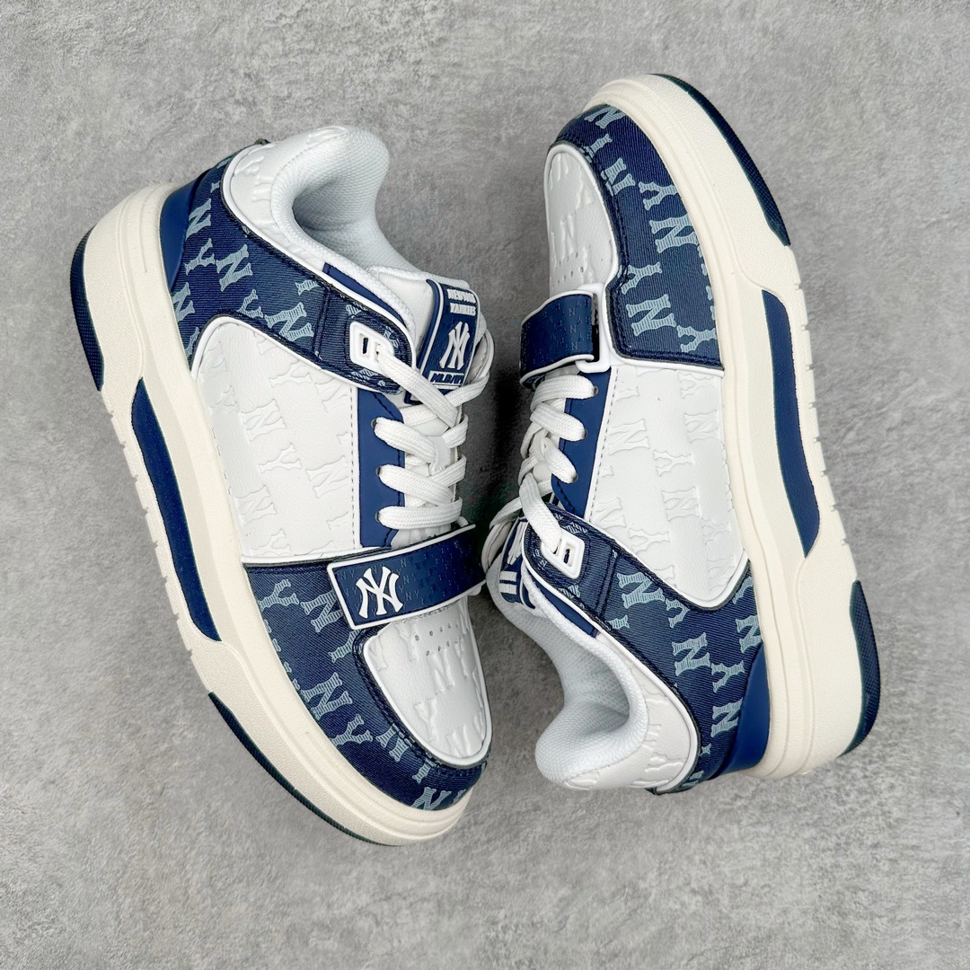  MLB Chunky Liner MID 纽约洋基队  低筒 厚底 老爹鞋 防滑减震耐磨 板鞋 休闲鞋 男鞋 女鞋 波鞋 藏青色 3ASXCMM4N-50NYS