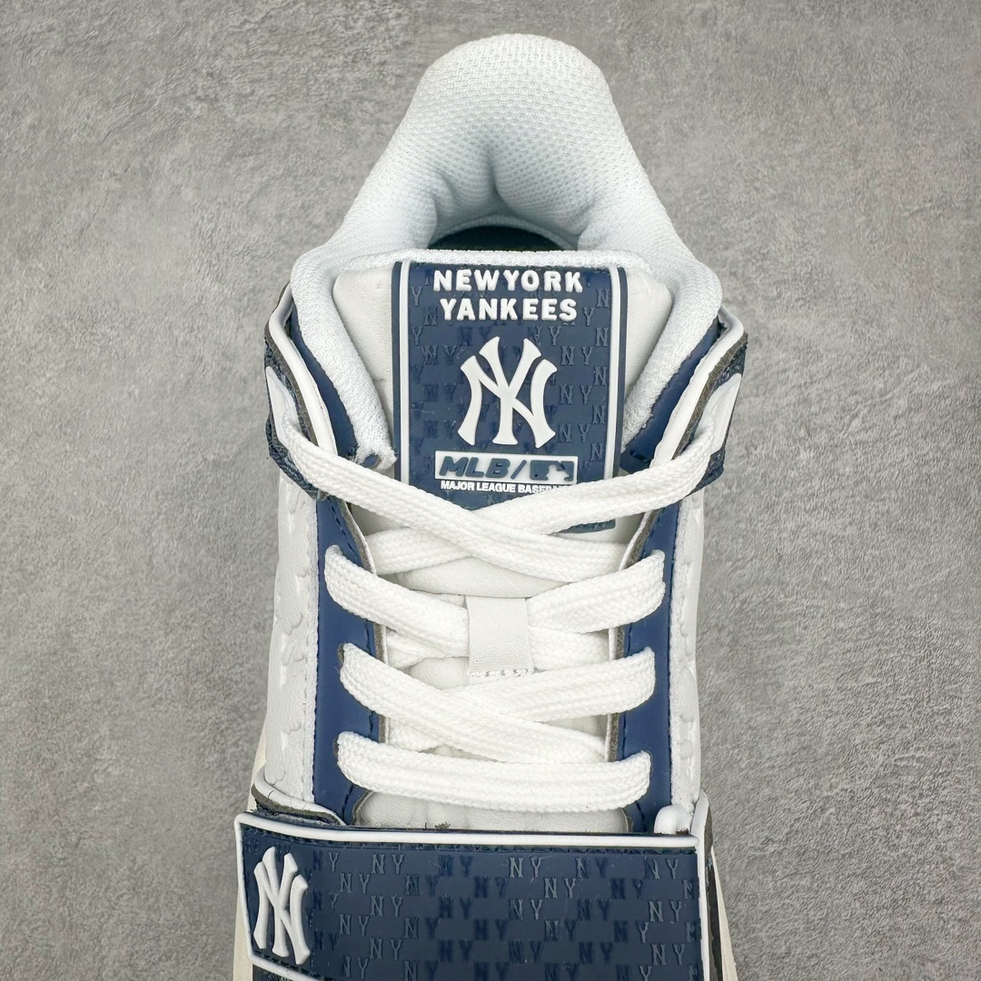  MLB Chunky Liner MID 纽约洋基队  低筒 厚底 老爹鞋 防滑减震耐磨 板鞋 休闲鞋 男鞋 女鞋 波鞋 藏青色 3ASXCMM4N-50NYS