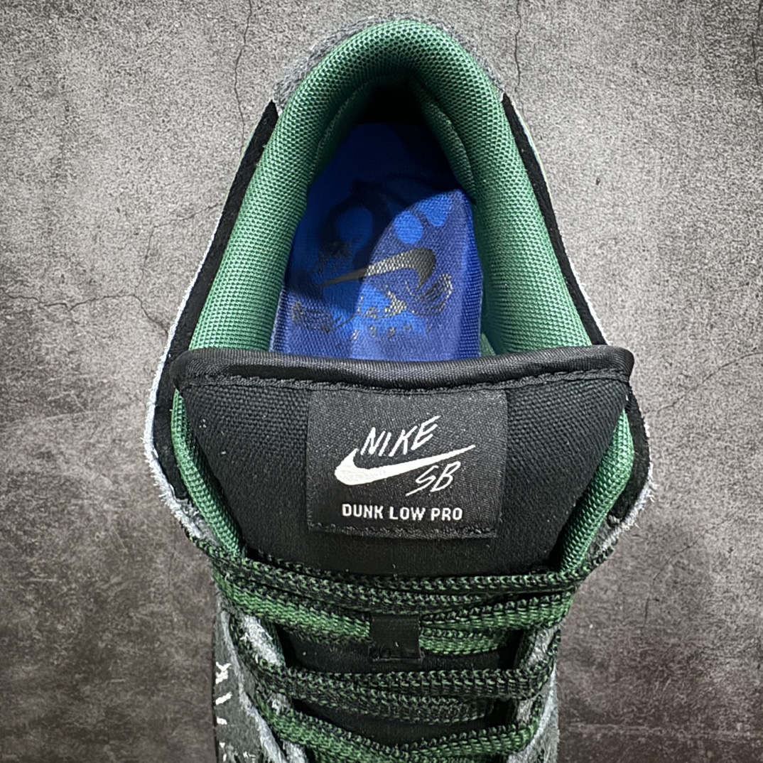  There Skateboards Dunk SB Low 低筒 复古板鞋 休闲鞋 男鞋 女鞋 波鞋 黑绿 HF7743-001