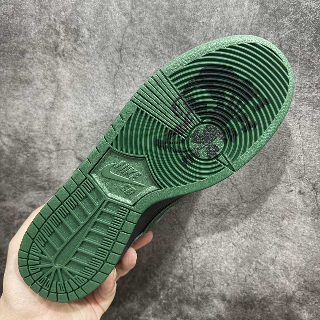  There Skateboards Dunk SB Low 低筒 复古板鞋 休闲鞋 男鞋 女鞋 波鞋 黑绿 HF7743-001