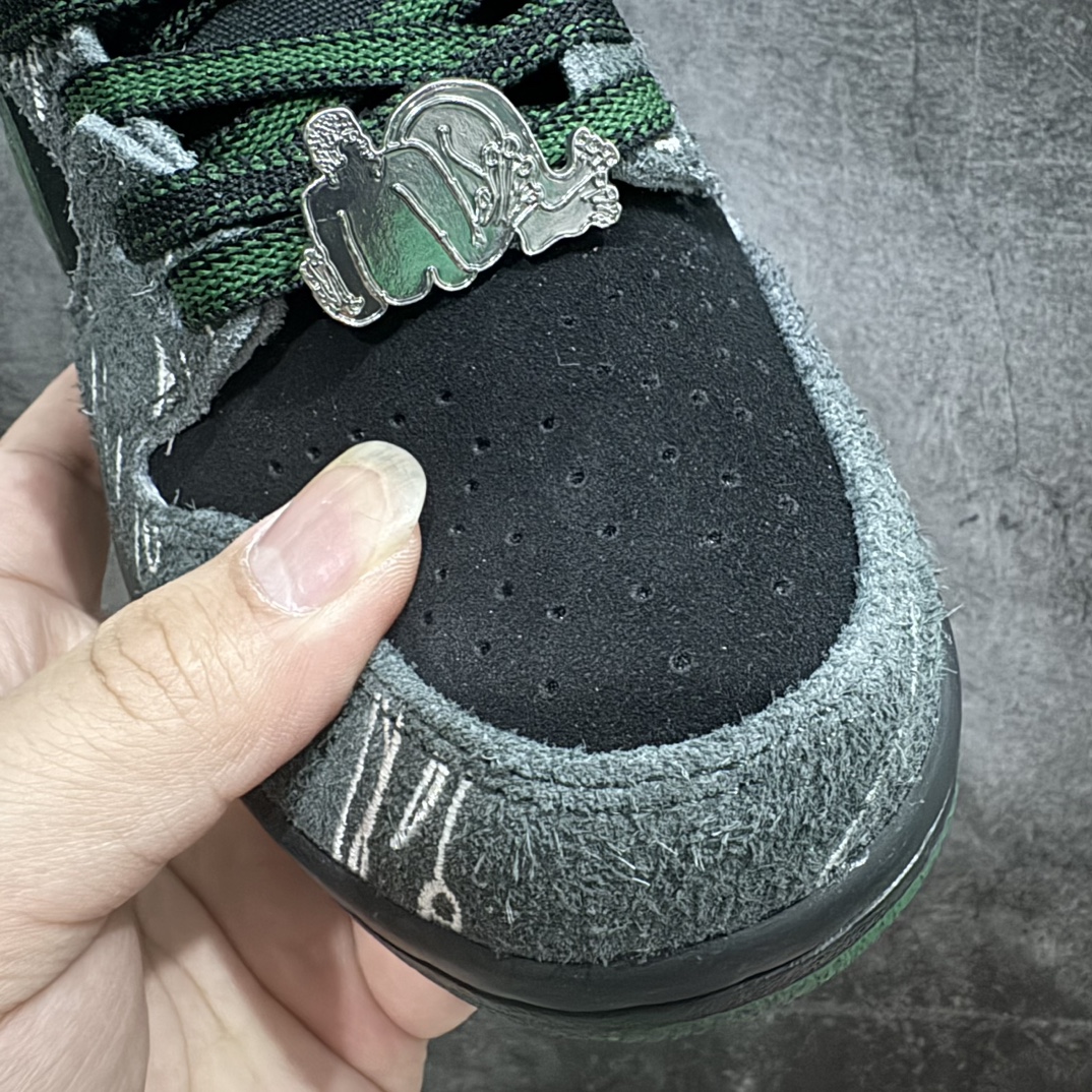  There Skateboards Dunk SB Low 低筒 复古板鞋 休闲鞋 男鞋 女鞋 波鞋 黑绿 HF7743-001