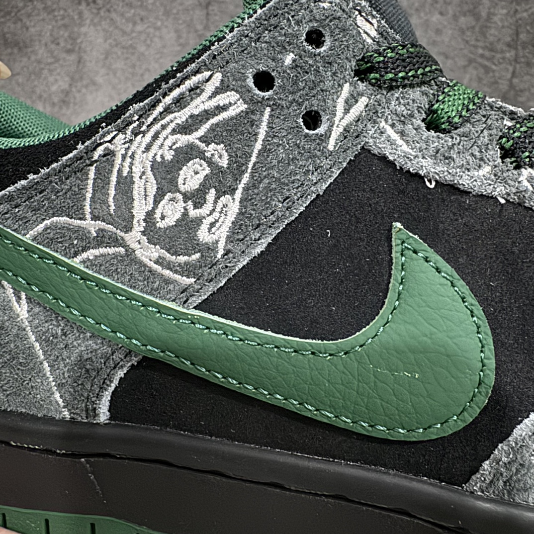  There Skateboards Dunk SB Low 低筒 复古板鞋 休闲鞋 男鞋 女鞋 波鞋 黑绿 HF7743-001