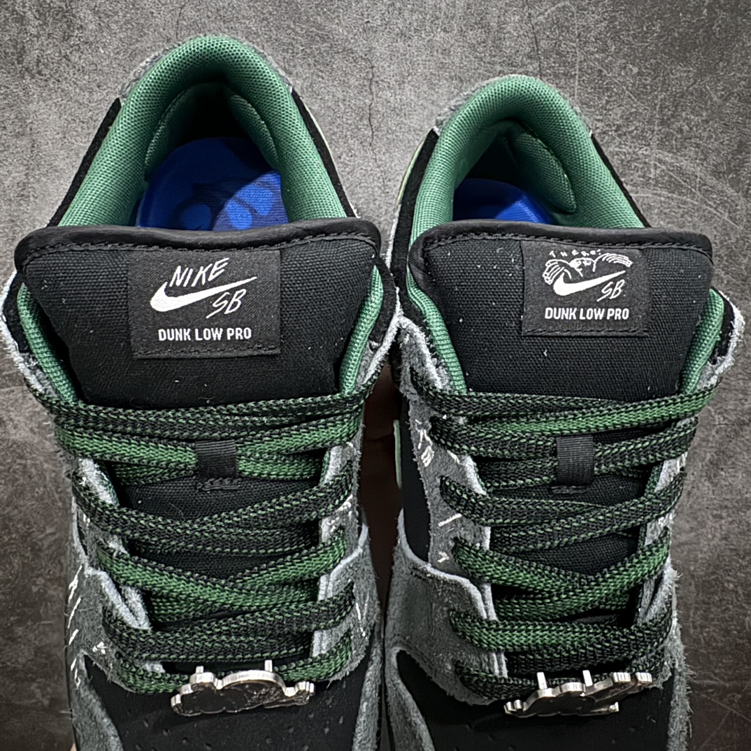  There Skateboards Dunk SB Low 低筒 复古板鞋 休闲鞋 男鞋 女鞋 波鞋 黑绿 HF7743-001