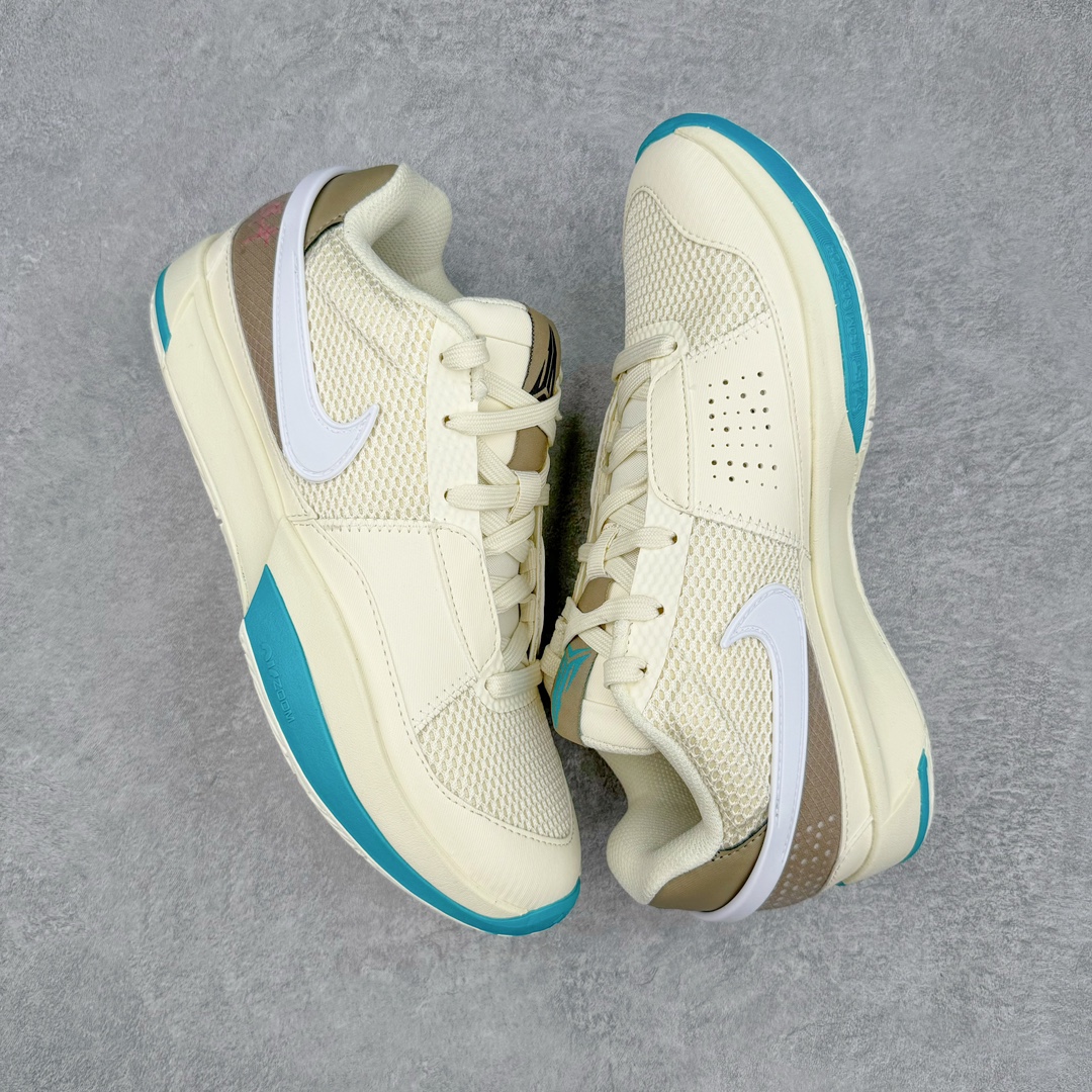 滅世 莫兰特 1代  Nike Zoom JA1  低筒 前後氣墊 耐磨透氣 實戰籃球鞋 波鞋 球鞋 男鞋 波鞋 黄蓝 DR8786-102