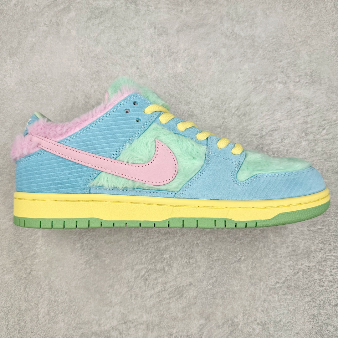  Verdy Dunk SB Low  低筒 复古板鞋 休闲鞋 男鞋 女鞋 波鞋 蓝绿粉 FN6040-400