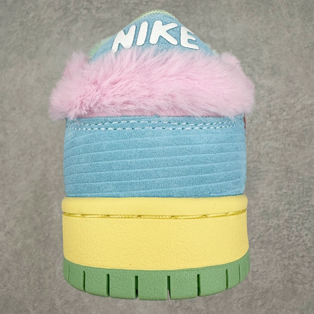  Verdy Dunk SB Low  低筒 复古板鞋 休闲鞋 男鞋 女鞋 波鞋 蓝绿粉 FN6040-400