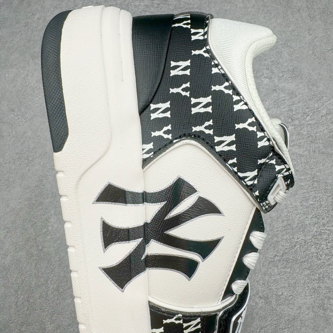  MLB Chunky Liner 纽约洋基队  低筒 厚底 老爹鞋 防滑减震耐磨 板鞋 休闲鞋 男鞋 女鞋 波鞋 米黑 3ASXLM13N-50BKS