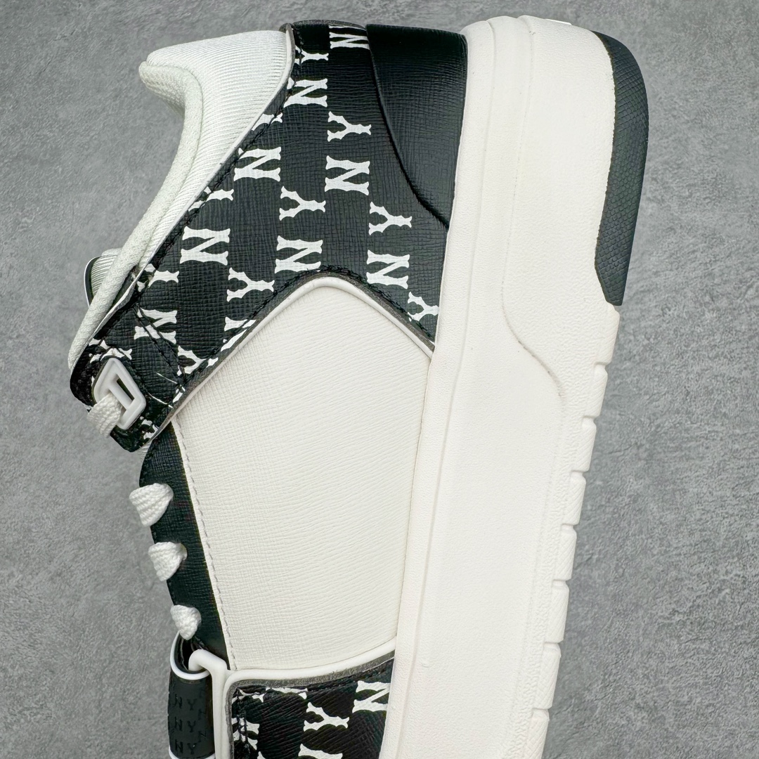  MLB Chunky Liner 纽约洋基队  低筒 厚底 老爹鞋 防滑减震耐磨 板鞋 休闲鞋 男鞋 女鞋 波鞋 米黑 3ASXLM13N-50BKS