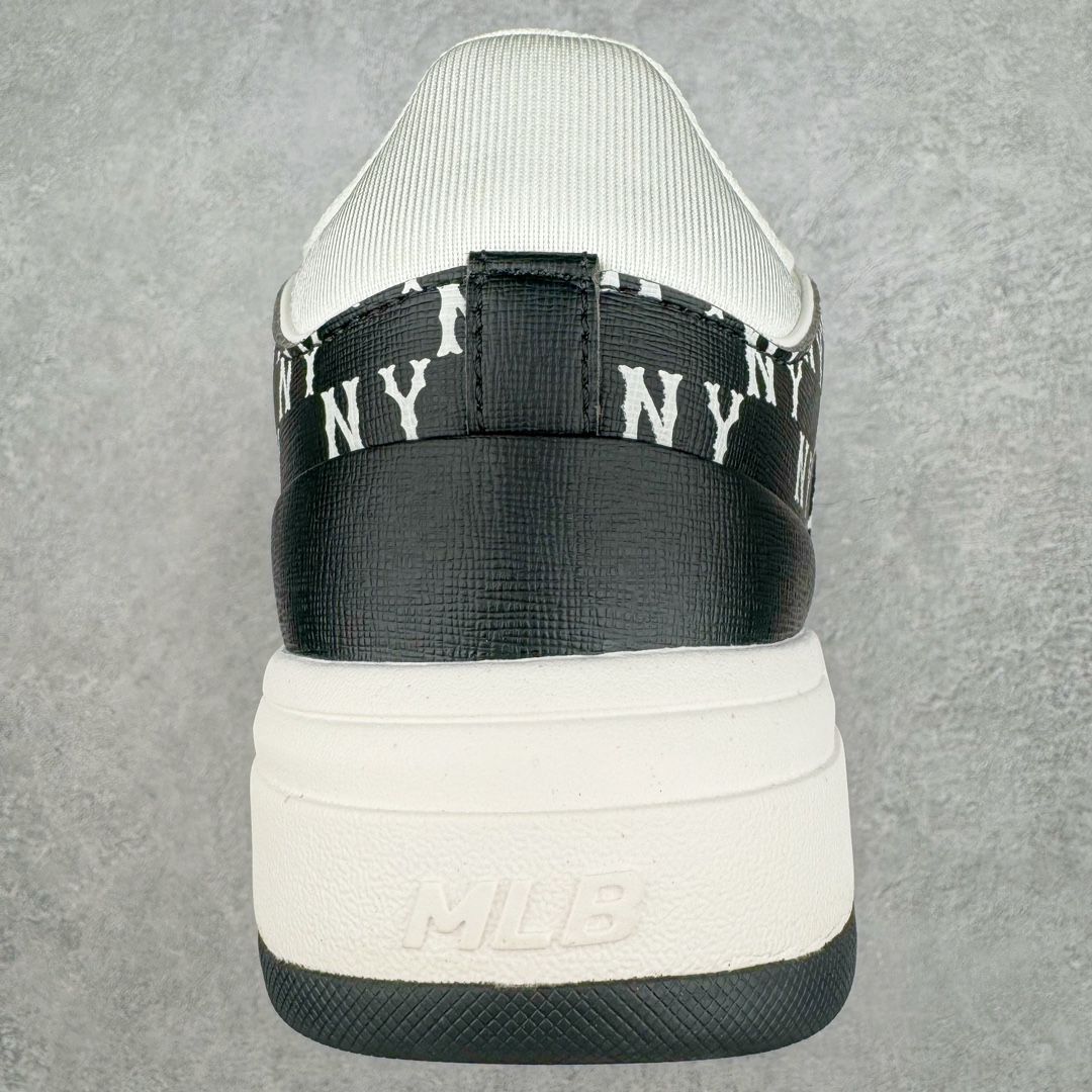  MLB Chunky Liner 纽约洋基队  低筒 厚底 老爹鞋 防滑减震耐磨 板鞋 休闲鞋 男鞋 女鞋 波鞋 米黑 3ASXLM13N-50BKS