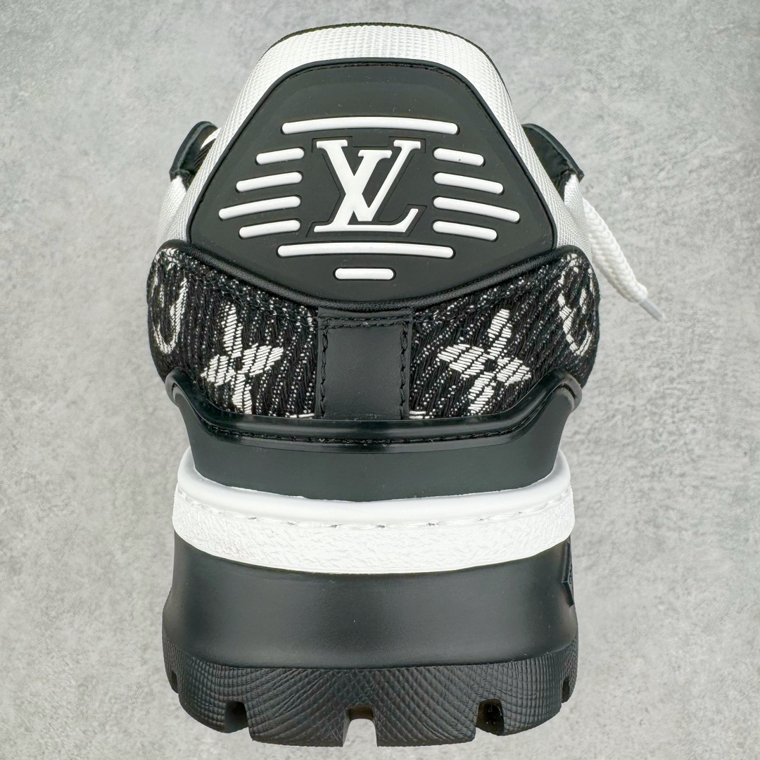  Louis Vuitton 路易威登 TTrainer Maxi 小胖丁  筒 休闲鞋 板鞋 运动鞋 男鞋 女鞋 黑白色  1ACXAQ