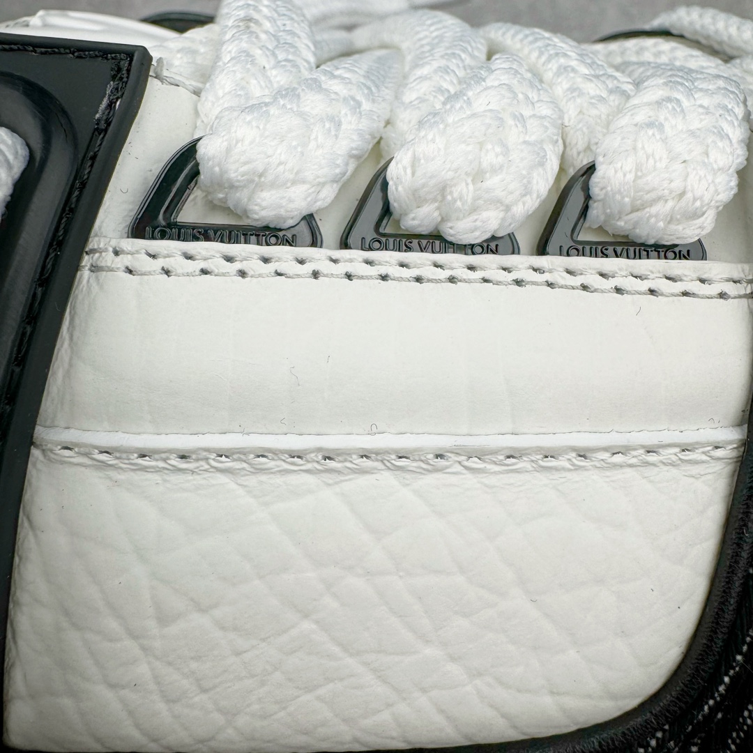  Louis Vuitton 路易威登 TTrainer Maxi 小胖丁  筒 休闲鞋 板鞋 运动鞋 男鞋 女鞋 黑白色  1ACXAQ