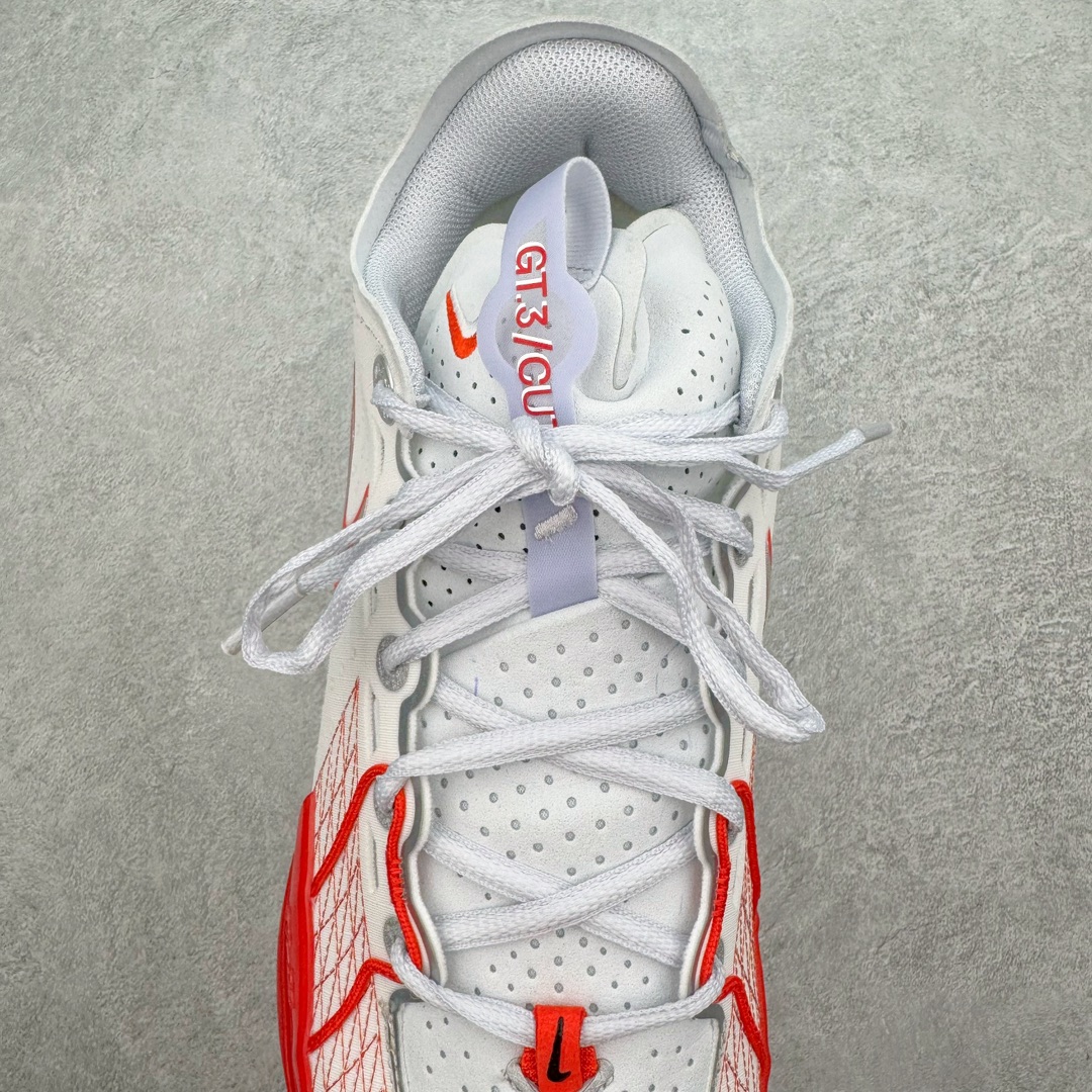 灭世纯原 ZOOM GT Cut 3 EP  中筒  篮球鞋 球鞋 实战鞋 全掌气垫 后卫精英 TPU抗扭 男鞋 波鞋 白红 DV2918-101