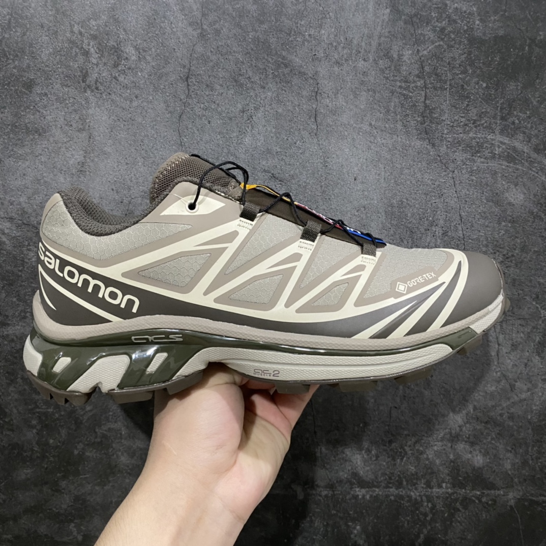 SALOMON XT-6 萨洛蒙  低筒 减震防滑 户外 跑步鞋 运动鞋 登山 男鞋 女鞋  波鞋（版型偏小一码）灰粽  417412
