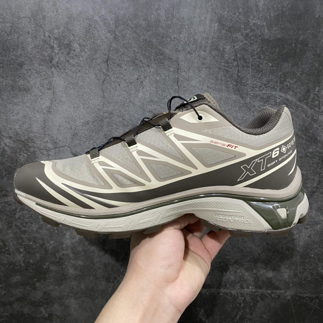  SALOMON XT-6 萨洛蒙  低筒 减震防滑 户外 跑步鞋 运动鞋 登山 男鞋 女鞋  波鞋（版型偏小一码）灰粽  417412