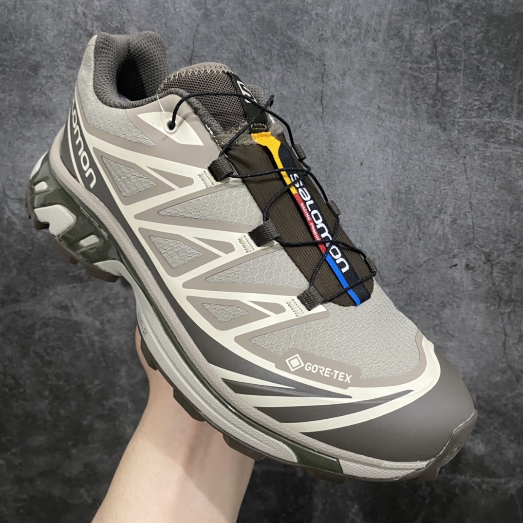  SALOMON XT-6 萨洛蒙  低筒 减震防滑 户外 跑步鞋 运动鞋 登山 男鞋 女鞋  波鞋（版型偏小一码）灰粽  417412